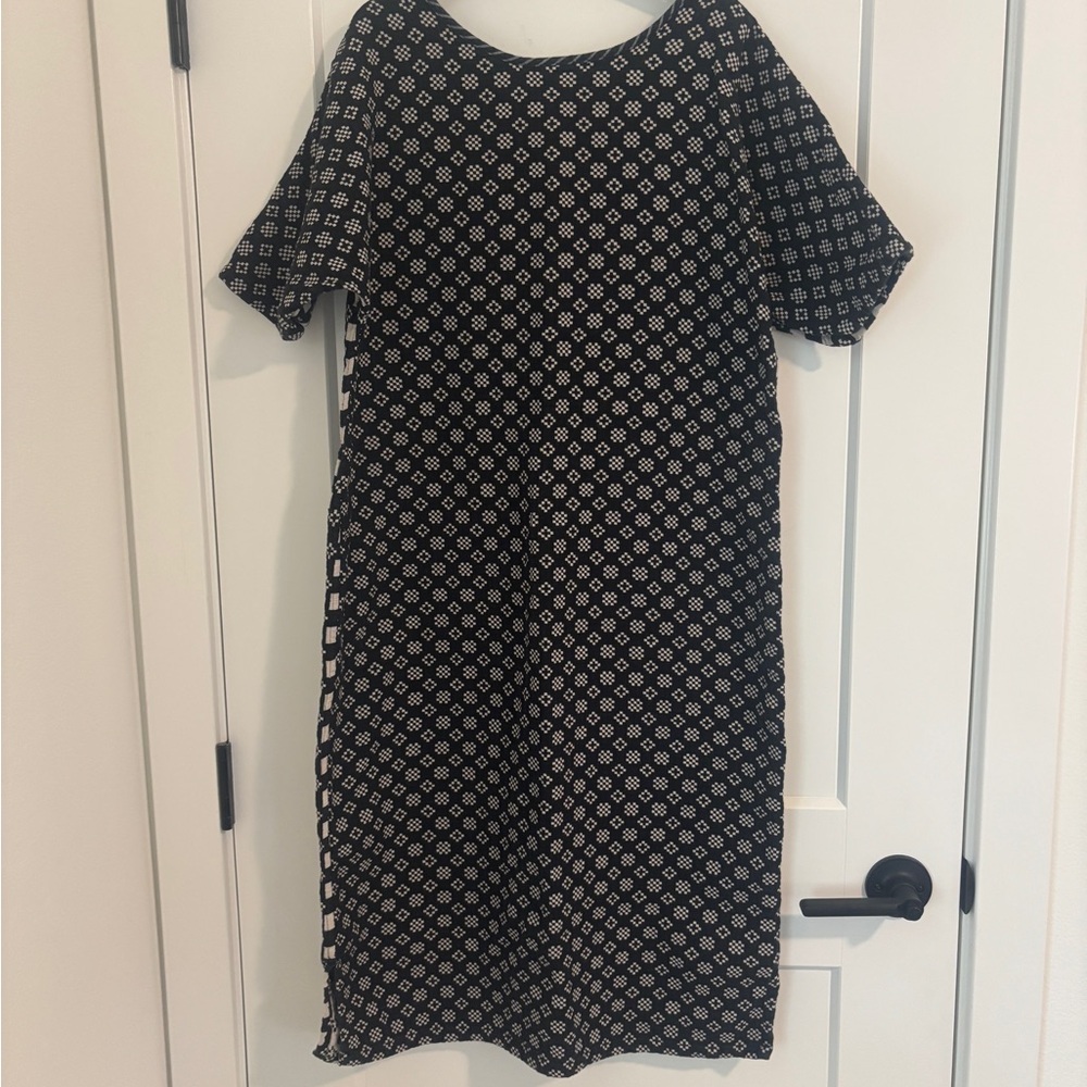 Ace & Jig Dress in Brighton Textile Geometric Midi Size Small